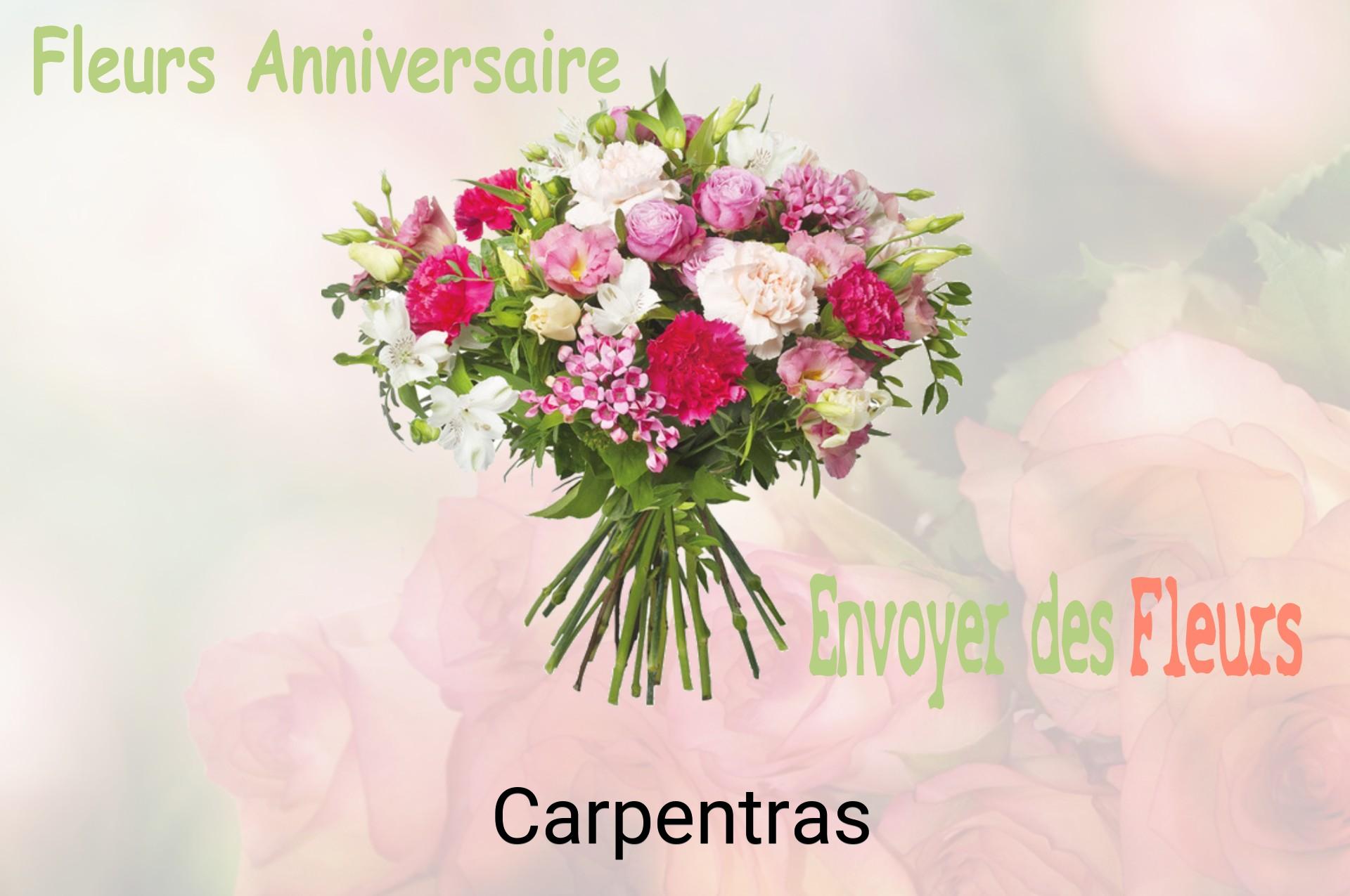 Bouquet de fleurs d’anniversaire livré à Carpentras