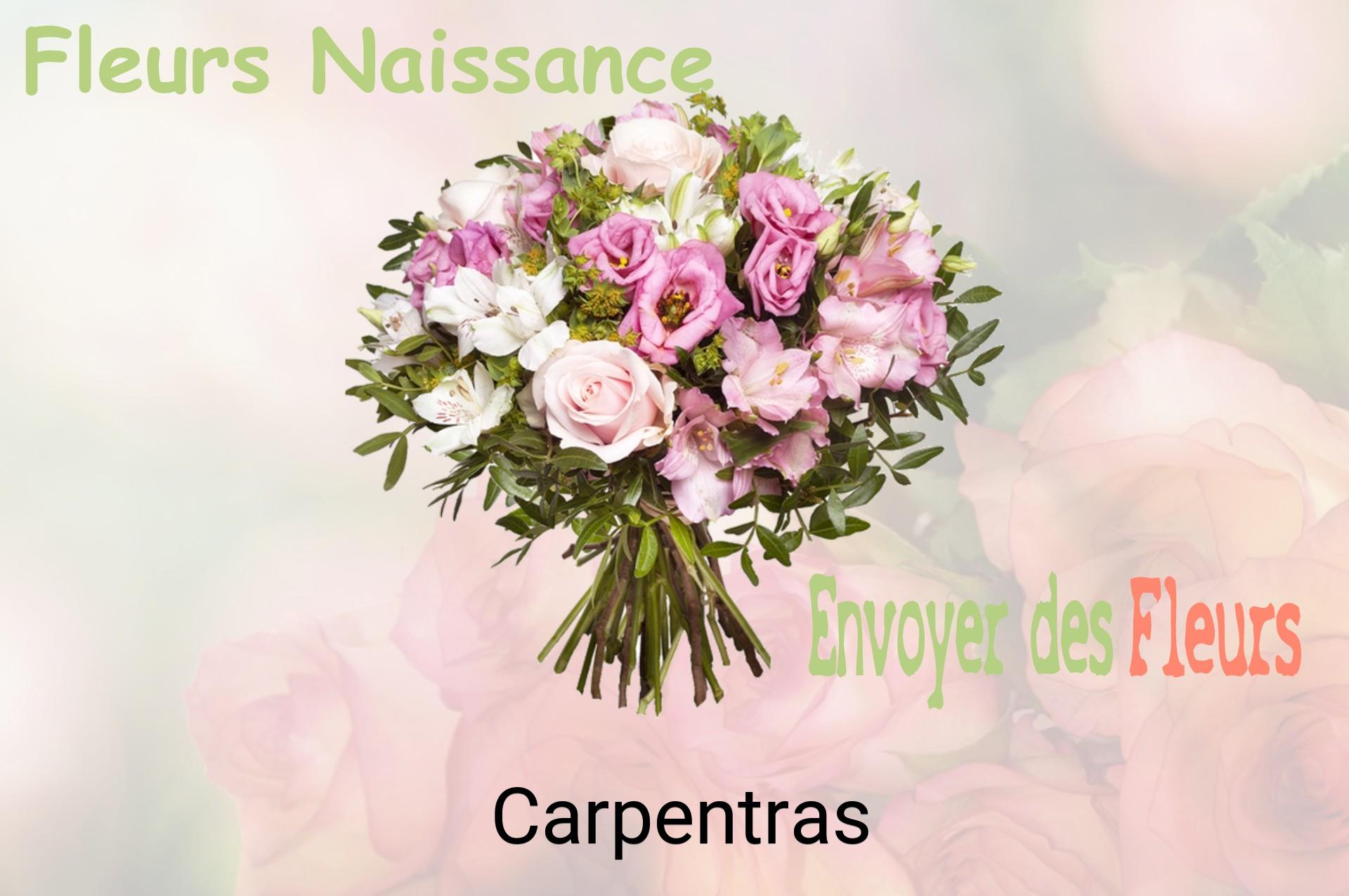 Bouquet de fleurs de naissance livré à Carpentras